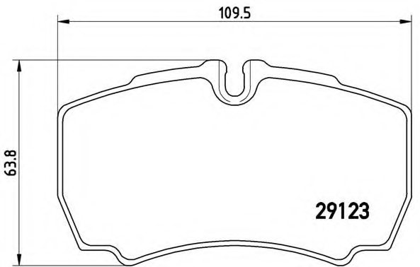 Brembo Brake Pad RR